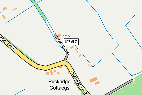 IG7 6LZ map - OS OpenMap – Local (Ordnance Survey) IG7 6LZ map - OS OpenMap – Local (Ordnance Survey)