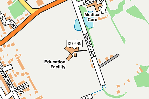 IG7 6NN map - OS OpenMap – Local (Ordnance Survey) IG7 6NN map - OS OpenMap – Local (Ordnance Survey)