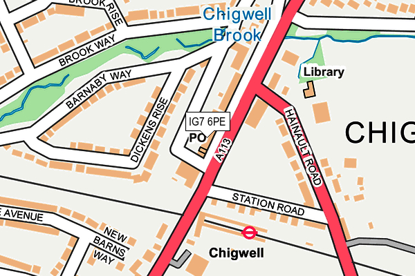 IG7 6PE map - OS OpenMap – Local (Ordnance Survey) IG7 6PE map - OS OpenMap – Local (Ordnance Survey)