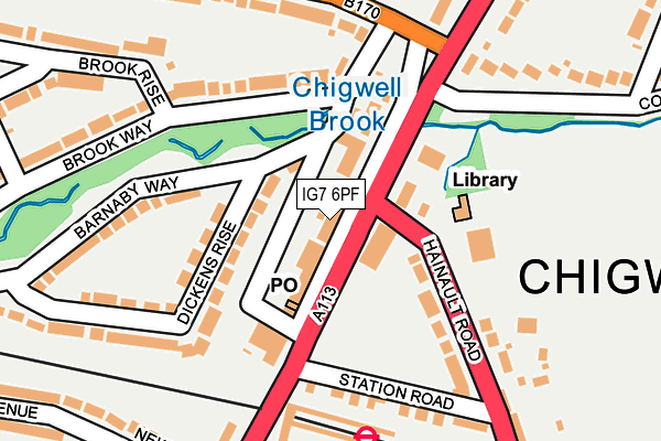 IG7 6PF map - OS OpenMap – Local (Ordnance Survey) IG7 6PF map - OS OpenMap – Local (Ordnance Survey)