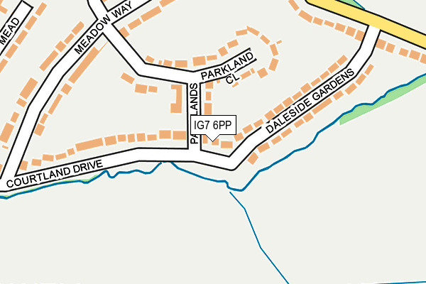 IG7 6PP map - OS OpenMap – Local (Ordnance Survey) IG7 6PP map - OS OpenMap – Local (Ordnance Survey)