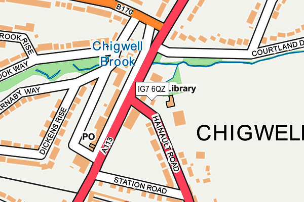 IG7 6QZ map - OS OpenMap – Local (Ordnance Survey) IG7 6QZ map - OS OpenMap – Local (Ordnance Survey)