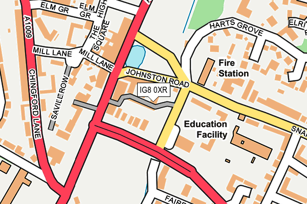 IG8 0XR map - OS OpenMap – Local (Ordnance Survey) IG8 0XR map - OS OpenMap – Local (Ordnance Survey)