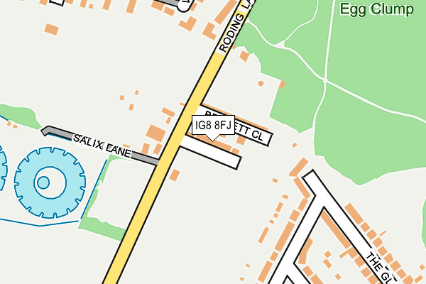 IG8 8FJ map - OS OpenMap – Local (Ordnance Survey) IG8 8FJ map - OS OpenMap – Local (Ordnance Survey)