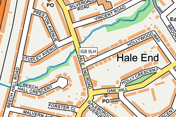 IG8 9LH map - OS OpenMap – Local (Ordnance Survey) IG8 9LH map - OS OpenMap – Local (Ordnance Survey)