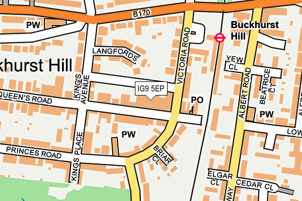 IG9 5EP map - OS OpenMap – Local (Ordnance Survey) IG9 5EP map - OS OpenMap – Local (Ordnance Survey)