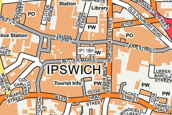 IP1 1BH map - OS OpenMap – Local (Ordnance Survey) IP1 1BH map - OS OpenMap – Local (Ordnance Survey)