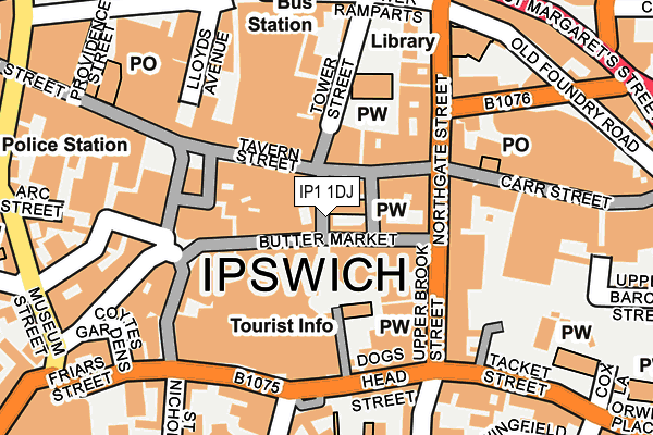 IP1 1DJ map - OS OpenMap – Local (Ordnance Survey) IP1 1DJ map - OS OpenMap – Local (Ordnance Survey)