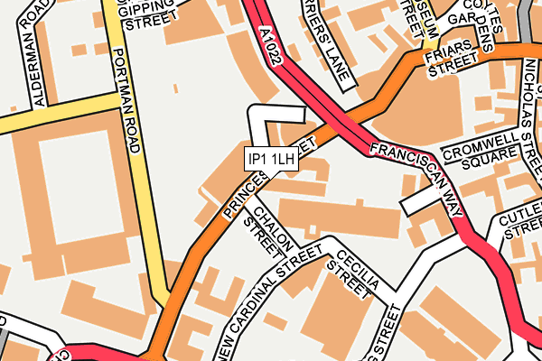 IP1 1LH map - OS OpenMap – Local (Ordnance Survey) IP1 1LH map - OS OpenMap – Local (Ordnance Survey)