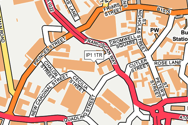 IP1 1TR map - OS OpenMap – Local (Ordnance Survey) IP1 1TR map - OS OpenMap – Local (Ordnance Survey)