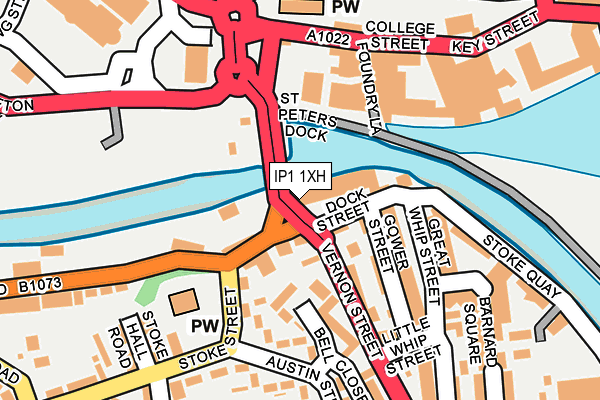 IP1 1XH map - OS OpenMap – Local (Ordnance Survey) IP1 1XH map - OS OpenMap – Local (Ordnance Survey)