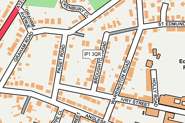 IP1 3QR map - OS OpenMap – Local (Ordnance Survey) IP1 3QR map - OS OpenMap – Local (Ordnance Survey)