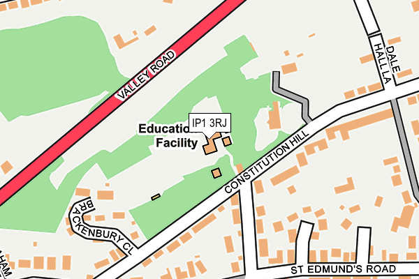 IP1 3RJ map - OS OpenMap – Local (Ordnance Survey) IP1 3RJ map - OS OpenMap – Local (Ordnance Survey)