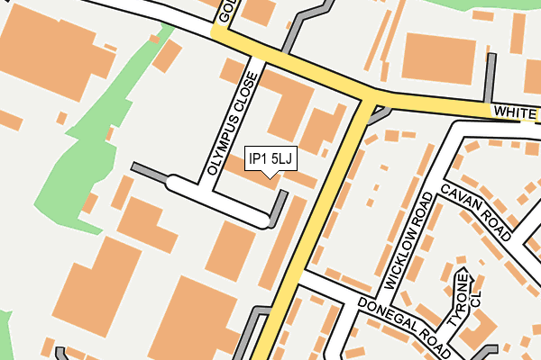 IP1 5LJ map - OS OpenMap – Local (Ordnance Survey) IP1 5LJ map - OS OpenMap – Local (Ordnance Survey)