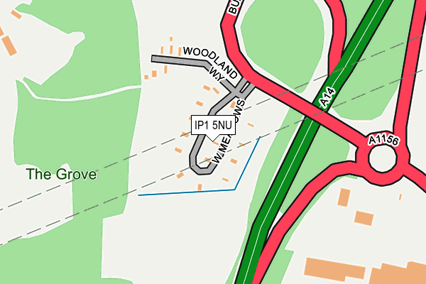 IP1 5NU map - OS OpenMap – Local (Ordnance Survey) IP1 5NU map - OS OpenMap – Local (Ordnance Survey)