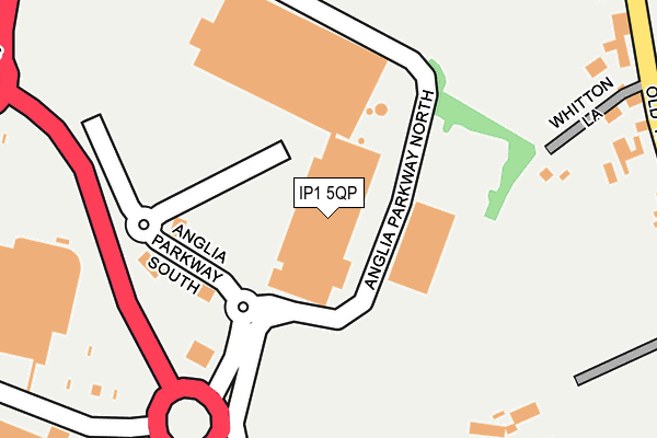 IP1 5QP map - OS OpenMap – Local (Ordnance Survey) IP1 5QP map - OS OpenMap – Local (Ordnance Survey)