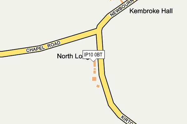 IP10 0BT map - OS OpenMap – Local (Ordnance Survey) IP10 0BT map - OS OpenMap – Local (Ordnance Survey)