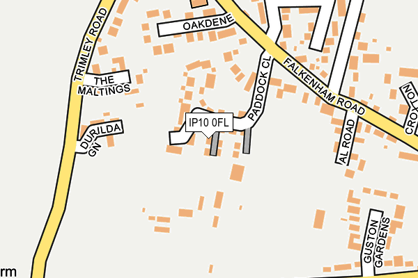 IP10 0FL map - OS OpenMap – Local (Ordnance Survey) IP10 0FL map - OS OpenMap – Local (Ordnance Survey)