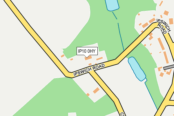 IP10 0HY map - OS OpenMap – Local (Ordnance Survey) IP10 0HY map - OS OpenMap – Local (Ordnance Survey)