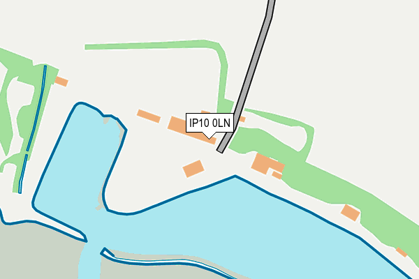 IP10 0LN map - OS OpenMap – Local (Ordnance Survey) IP10 0LN map - OS OpenMap – Local (Ordnance Survey)