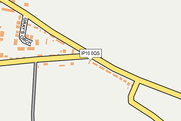 IP10 0QS map - OS OpenMap – Local (Ordnance Survey) IP10 0QS map - OS OpenMap – Local (Ordnance Survey)