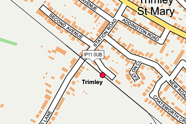 IP11 0UB map - OS OpenMap – Local (Ordnance Survey) IP11 0UB map - OS OpenMap – Local (Ordnance Survey)