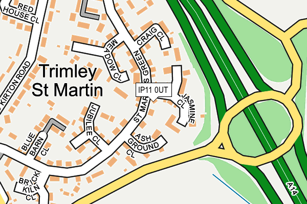 IP11 0UT map - OS OpenMap – Local (Ordnance Survey) IP11 0UT map - OS OpenMap – Local (Ordnance Survey)