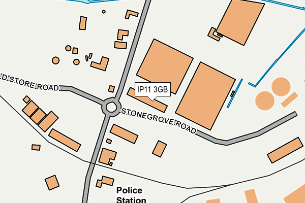 IP11 3GB map - OS OpenMap – Local (Ordnance Survey) IP11 3GB map - OS OpenMap – Local (Ordnance Survey)