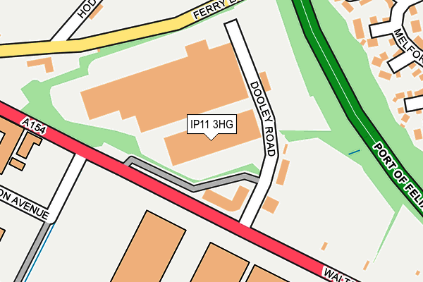 IP11 3HG map - OS OpenMap – Local (Ordnance Survey) IP11 3HG map - OS OpenMap – Local (Ordnance Survey)