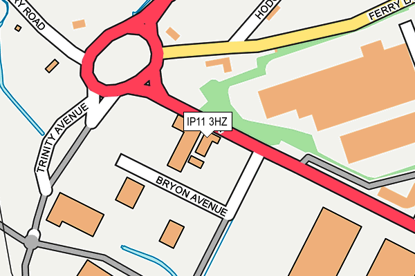 IP11 3HZ map - OS OpenMap – Local (Ordnance Survey) IP11 3HZ map - OS OpenMap – Local (Ordnance Survey)