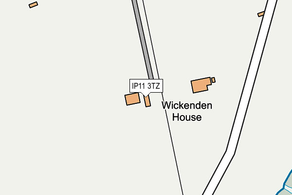 IP11 3TZ map - OS OpenMap – Local (Ordnance Survey) IP11 3TZ map - OS OpenMap – Local (Ordnance Survey)