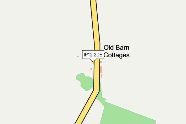 IP12 2DE map - OS OpenMap – Local (Ordnance Survey) IP12 2DE map - OS OpenMap – Local (Ordnance Survey)