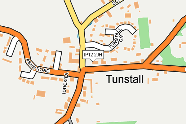 IP12 2JH map - OS OpenMap – Local (Ordnance Survey) IP12 2JH map - OS OpenMap – Local (Ordnance Survey)