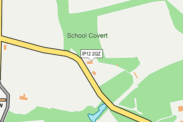 IP12 2QZ map - OS OpenMap – Local (Ordnance Survey) IP12 2QZ map - OS OpenMap – Local (Ordnance Survey)