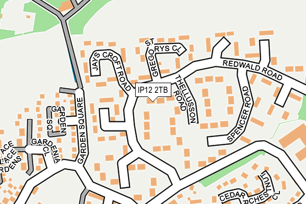 IP12 2TB map - OS OpenMap – Local (Ordnance Survey) IP12 2TB map - OS OpenMap – Local (Ordnance Survey)