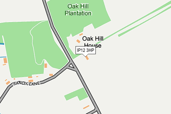 IP12 3HP map - OS OpenMap – Local (Ordnance Survey) IP12 3HP map - OS OpenMap – Local (Ordnance Survey)