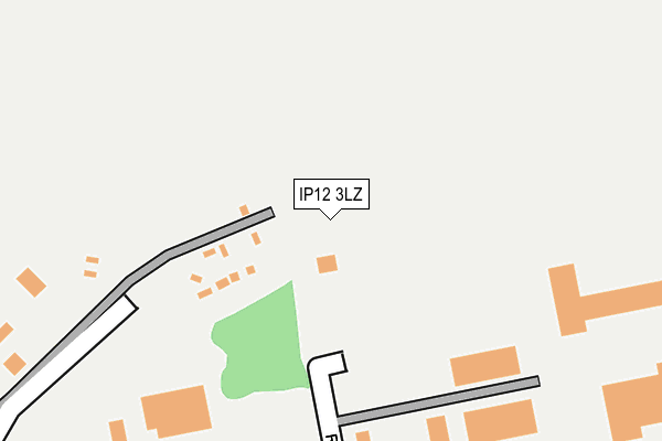 IP12 3LZ map - OS OpenMap – Local (Ordnance Survey) IP12 3LZ map - OS OpenMap – Local (Ordnance Survey)
