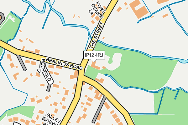 IP12 4RJ map - OS OpenMap – Local (Ordnance Survey) IP12 4RJ map - OS OpenMap – Local (Ordnance Survey)