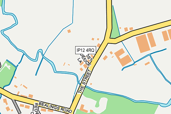 IP12 4RQ map - OS OpenMap – Local (Ordnance Survey) IP12 4RQ map - OS OpenMap – Local (Ordnance Survey)