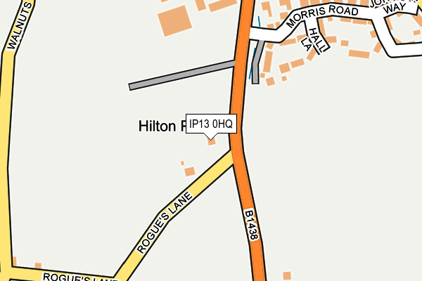 IP13 0HQ map - OS OpenMap – Local (Ordnance Survey) IP13 0HQ map - OS OpenMap – Local (Ordnance Survey)