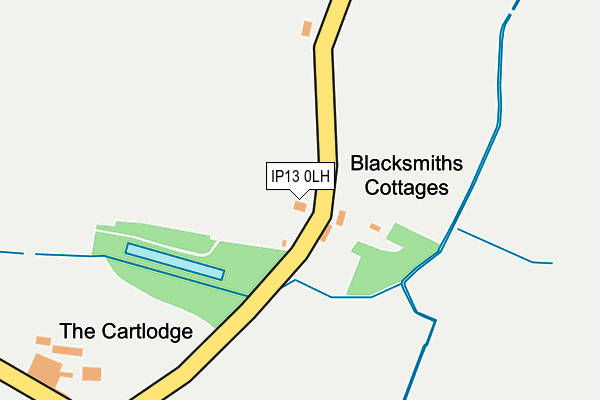 IP13 0LH map - OS OpenMap – Local (Ordnance Survey) IP13 0LH map - OS OpenMap – Local (Ordnance Survey)
