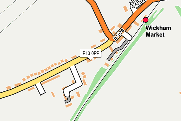 IP13 0PP map - OS OpenMap – Local (Ordnance Survey) IP13 0PP map - OS OpenMap – Local (Ordnance Survey)