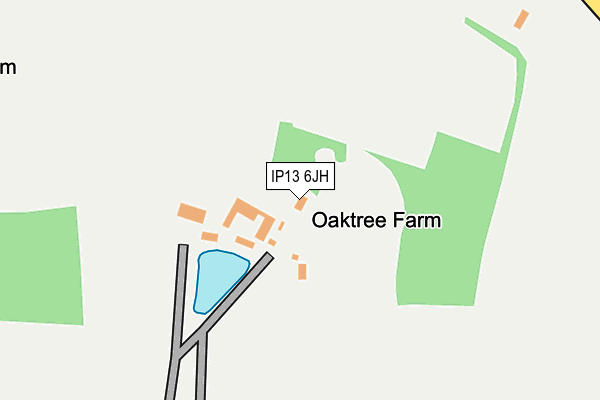 IP13 6JH map - OS OpenMap – Local (Ordnance Survey) IP13 6JH map - OS OpenMap – Local (Ordnance Survey)