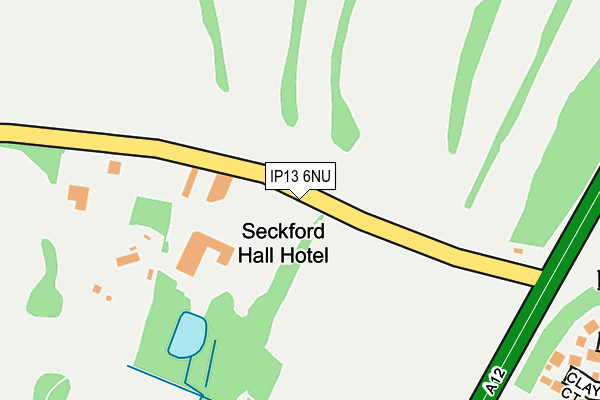 IP13 6NU map - OS OpenMap – Local (Ordnance Survey) IP13 6NU map - OS OpenMap – Local (Ordnance Survey)