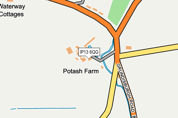 IP13 6QG map - OS OpenMap – Local (Ordnance Survey) IP13 6QG map - OS OpenMap – Local (Ordnance Survey)