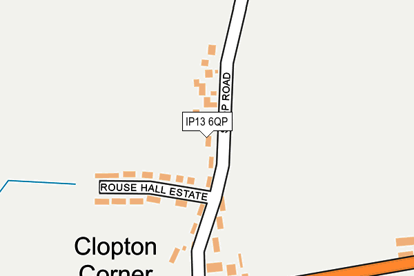 IP13 6QP map - OS OpenMap – Local (Ordnance Survey) IP13 6QP map - OS OpenMap – Local (Ordnance Survey)