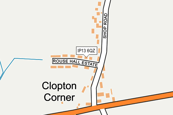 IP13 6QZ map - OS OpenMap – Local (Ordnance Survey) IP13 6QZ map - OS OpenMap – Local (Ordnance Survey)