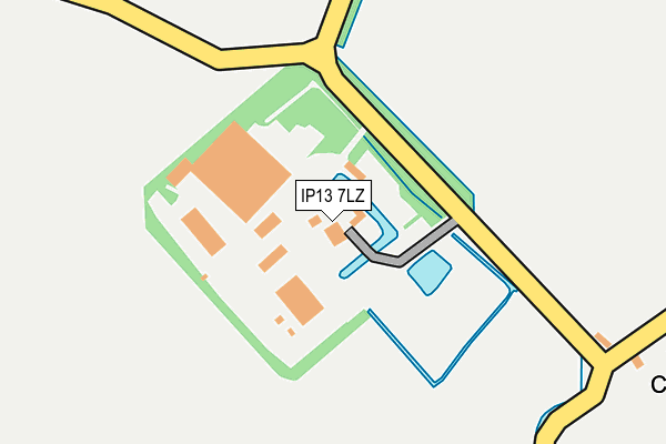 IP13 7LZ map - OS OpenMap – Local (Ordnance Survey) IP13 7LZ map - OS OpenMap – Local (Ordnance Survey)