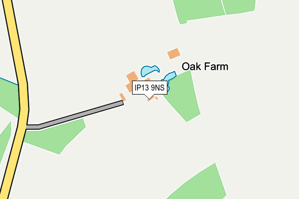 IP13 9NS map - OS OpenMap – Local (Ordnance Survey) IP13 9NS map - OS OpenMap – Local (Ordnance Survey)