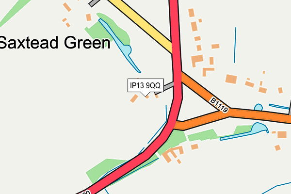 IP13 9QQ map - OS OpenMap – Local (Ordnance Survey) IP13 9QQ map - OS OpenMap – Local (Ordnance Survey)